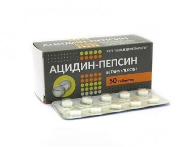 ACIDIN-PEPSIN 0,25G TAB.N50