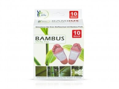 Bambus Vital-Pad Bambukiniai pleistrai pėdoms 10 vnt.