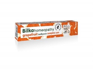 BILKA Homeopatinė dantų pasta fluoro Grapefruit, 75 ml