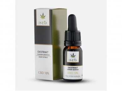 CBD kanapių aliejus 10% 10 ml.