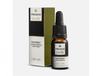 CBD kanapių ekstraktas 30% 10 ml.