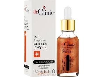 Dr.Clinic sausas kūno aliejus su blizgesiu Shmmer 30 ml.