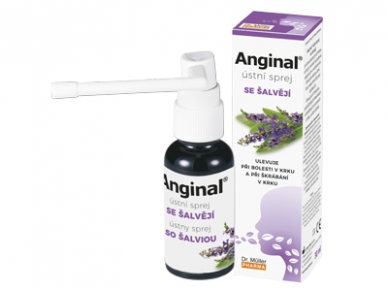 DR. MULLER ANGINAL PURŠKALAS GERKLEI SU ŠALAVIJU, 30 ML