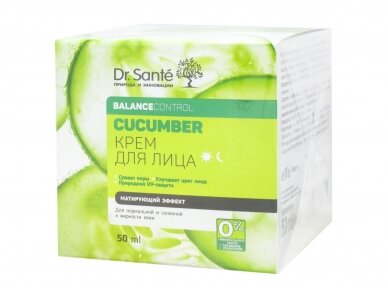 DR.SANTE Cucumber Balance Control Veido kremas, 50 ml