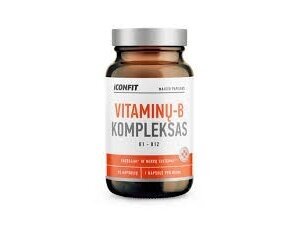 ICONFIT Maisto Papildas B - Vitaminų Kompleksas 90 kaps.