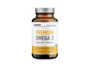 ICONFIT Maisto Papildas Premium Omega 3 90 Kapsulių