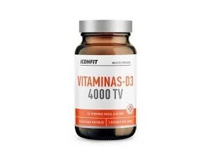 ICONFIT Vitaminas D3 4000 TV 90 aliejinių kaps.