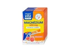 Maisto papildas Magnezium 400 mg.+ B complex + Vitamin C 20 pak.. "MAXIVITA"