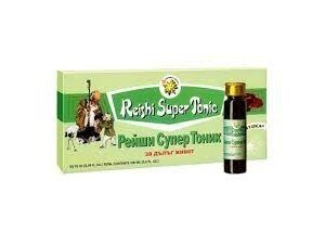 Maisto papildas Reishi Super Tonik 10 buteliukų po 10 ml.