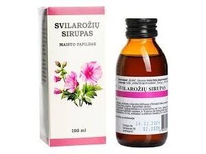 Maisto papildas  Svilarožių sirupas 100 ml