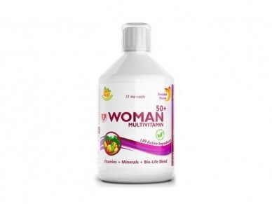 Swedish Nutra Multivitaminai Woman 50+, 500 ml.