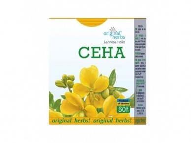 ORIGINAL HERBS arbata Aštrialapė kasija, 50 g