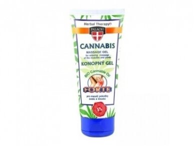 Palacio CANNABIS masažinis gelis Forte 200ml.