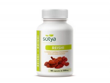 Reishi ekstraktas 500 mg. 90 kaps.SOTYA