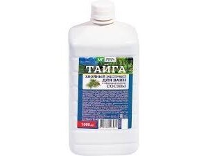 Spygliuočių tirpalas voniai TAIGA PUŠIES 1000 ml.