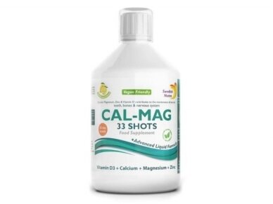 Swedish Nutra kalcio ir magnio papildai „Cal-Mag“, 500 ml