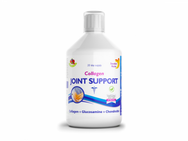 Swedish Nutra Maisto papildas Joint Support Collagen, 500 ml. be pridėtinio cukraus