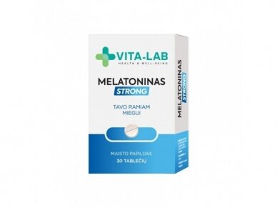 VITA-LAB maisto papildas Melatoninas STRONG, N30