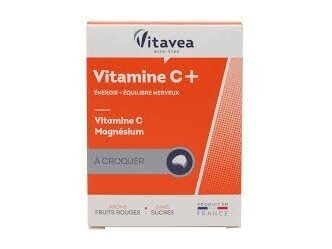 YVES PONROY Vitaminai C, B6 ir magnis, maisto papildas 24 tabl.